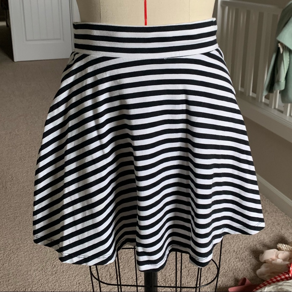 H&M stripe skirt